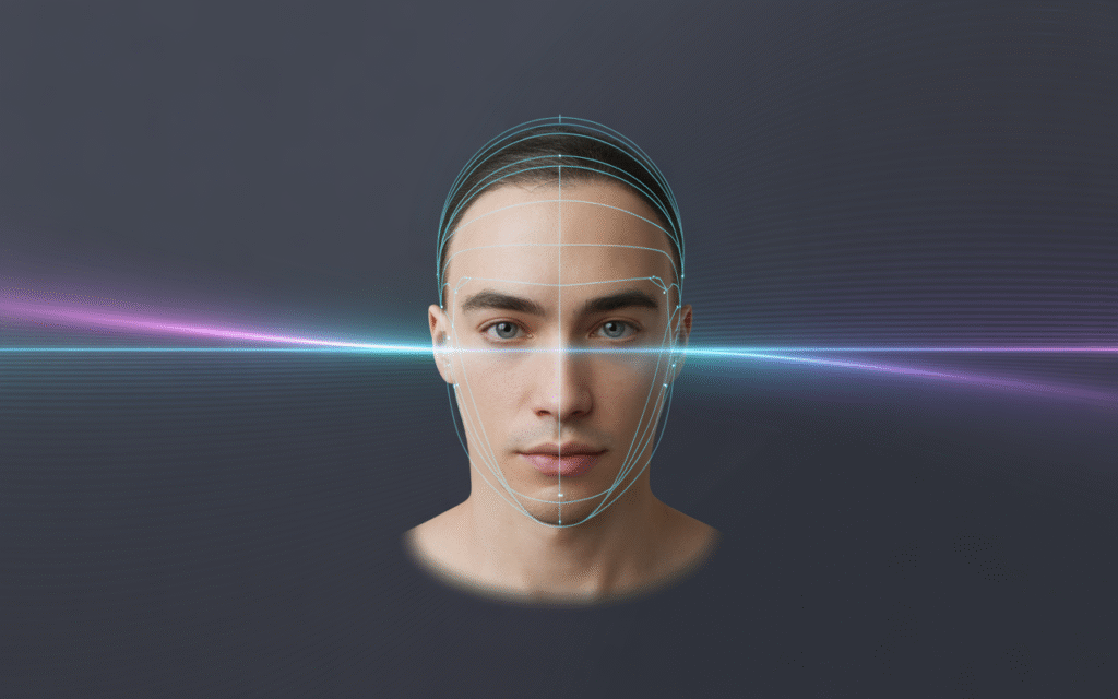 Perfect Photo for a Face Symmetry Test